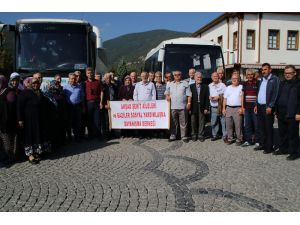 Akşehir Belediyesinden gaziler ve şehit ailelerine Çanakkale gezisi