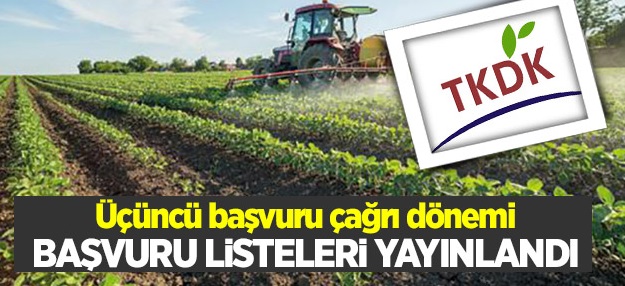 TKDK'da başvuru listesi yayınlandı!