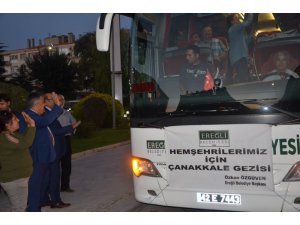 Ereğli Belediyesinden engellilere Çanakkale gezisi