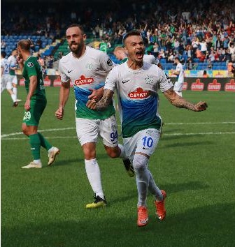 Çaykur Rizespor: 1 Atiker Konyaspor: 1 (Maçtan dakikalar)