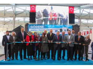 Gödene kapalı pazar yeri açıldı