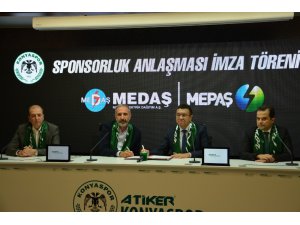 Atiker Konyaspor MEDAŞ/MEPAŞ ile sponsorluk anlaşmasını yeniledi