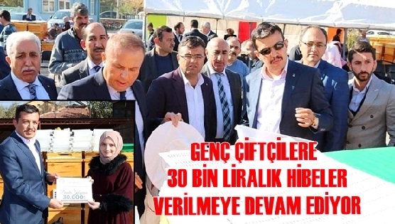 Aksaray'da genç çiftçilere 30 Bin TL hibelerin dağıtılmasına devam ediliyor