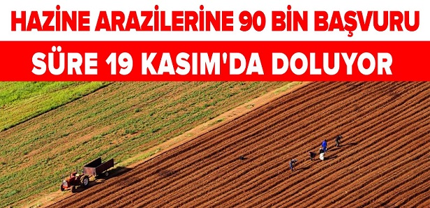 Hazine arazilerine müracaat için son tarih: 19 Kasım