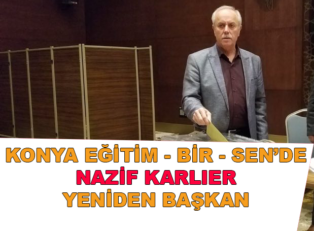 Eskilli Eğitimci Nazif Karlıer yeniden başkan!