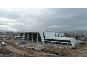 Konya’nın yeni YHT Garı havadan görüntülendi