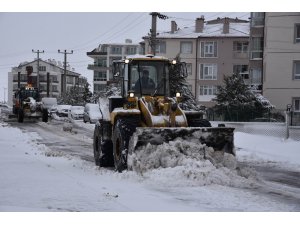 Selçuklu Belediyesinden kar mesaisi