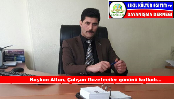 Başkan Altan, 10 Ocak Gazeteciler Gününü Kutladı!