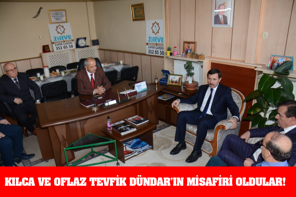 Kılca ve Oflaz Tevfik Dündar’ın Misafiri oldular!