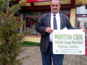 Çevre Dostu Muhtar Adayı