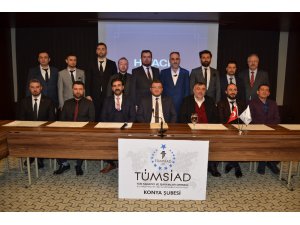 TÜMSİAD Konya Şubesinde yeni yönetim göreve başladı