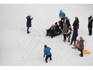 Baharda Konya’da kayak keyfi