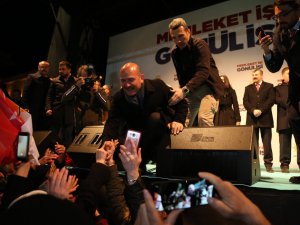 Süleyman Soylu, mitingde önemli mesajlar verdi