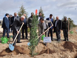 Rektör Zorlu: “4 yıl içinde kampüsümüzün tamamı ağaçlandırılacak”