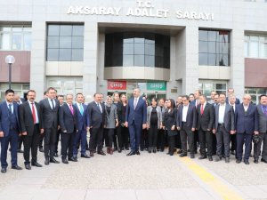 Adalet Bakını Gül’den baro ve belediyeye ziyaret