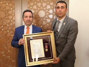 Aksaray’da Devlet Övünç Madalyası ve Beratı Tevcih Töreni