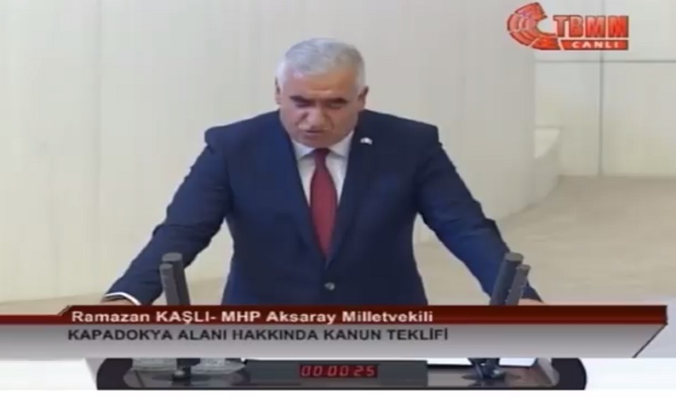 MHP Aksaray Milletvekili Ramazan Kaşlı, Eskil'deki hazine arazileri TBMM gündemine taşıdı