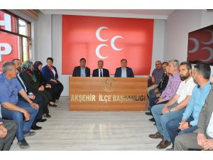 Başkan Akkaya ve AK Parti’den MHP’ye teşekkür ziyareti