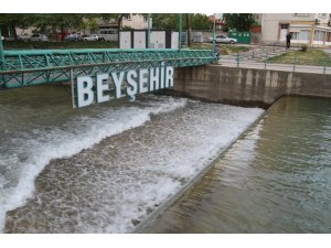 Beyşehir Gölü’nden tarımsal alanlara su akışı başladı