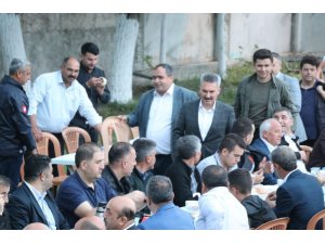 Çiftçiler ve protokol iftarda bir araya geldi