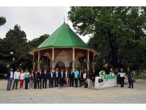 Azerbaycan heyeti Akşehir’i gezdi