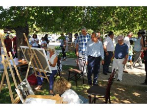 Akşehir Gülmece Parkı, sanat atölyesine dönüştü