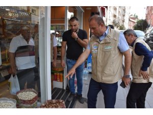 Aksaray’da kuruyemiş satan işyerleri denetlendi