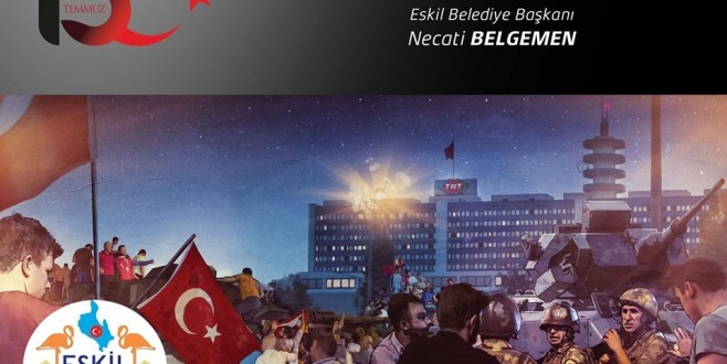 Başkan Belgemen', “Türk milletinin iradesine kastedenler, her zaman yenilmeye mahkumdur”