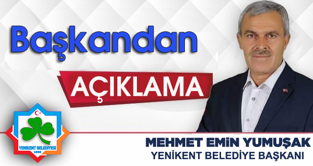 Yumuşak, "Sosyal medya üzerinden açıklama yapan vatandaşlar belediyemize buyursun gelsinler!"