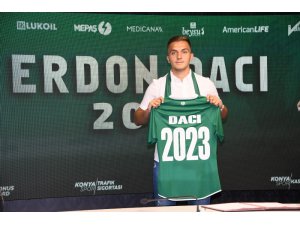 Konyaspor, Erdon Daci’nin sözleşmesini 3 yıl uzattı