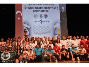 Türkiye Kulüpler Satranç Şampiyonası Finallerinin ödül töreni yapıldı