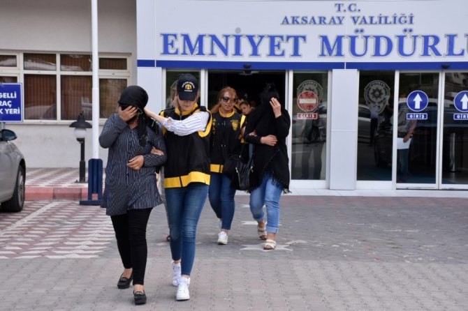 Aksaray’da fuhuş operasyonu: 24 gözaltı