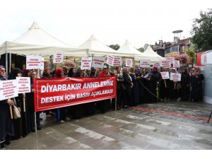 Konya’dan Diyarbakır annelerine destek