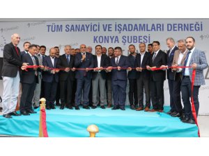 TÜMSİAD Konya Şubesi yeni hizmet binası açıldı