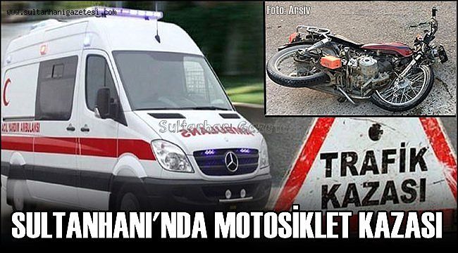 Sultanhanı ilçesindeki Motosiklet kazasında 2 kişi yaralandı