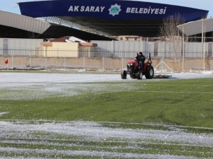 Sahalar Maçlara Hazır Hale Getirildi