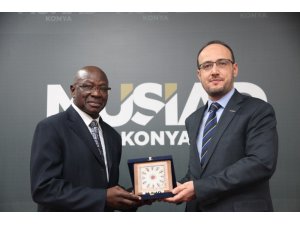 Benin Cumhuriyeti büyükelçisi MÜSİAD Konya Şubesi’nin konuğu oldu