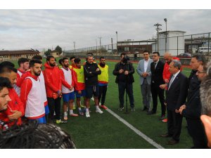 Başkan Akkaya’dan Akşehirsporlu futbolculara baklava