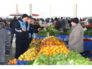 Aksaray’da semt pazarları zabıtanın kontrolünde