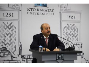 KTO Karatay Üniversitesinin konuğu Prof. Dr. İbrahim Özkol oldu