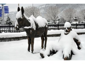 Akşehir’de okullara 1 gün kar tatili