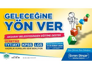 Aksaray Belediyesinden eğitime destek