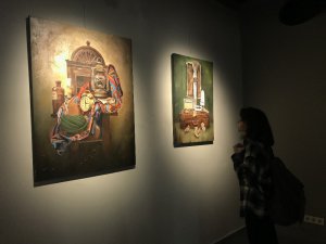 MEDAŞ Sanat Galerisinde öğrencilerden karma resim sergisi