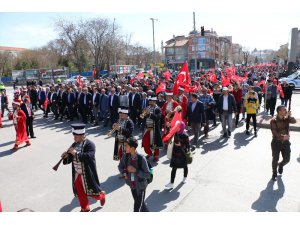 Konya’da şehitler için yürüdüler