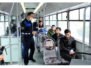 Büyükşehir’den toplu ulaşımda sosyal mesafeye dikkat edelim uyarısı