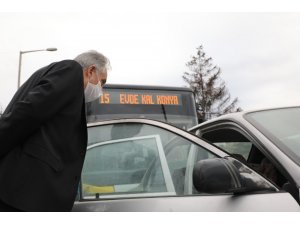 Konya Valisi Toprak, korona virüs tedbirlerini denetledi