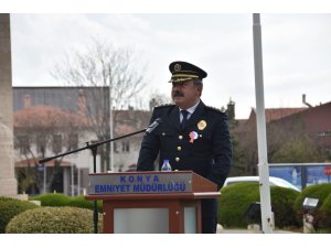 Konya’da Polis Teşkilatının Kuruluş Yıldönümü kutlandı