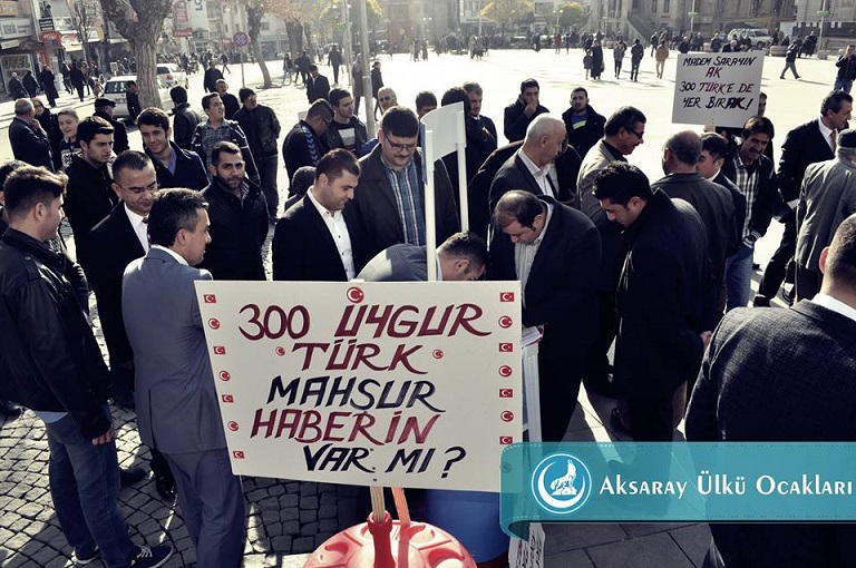 Aksaray Ülkü Ocakları'ndan Çin Zulmü Tepkisi!