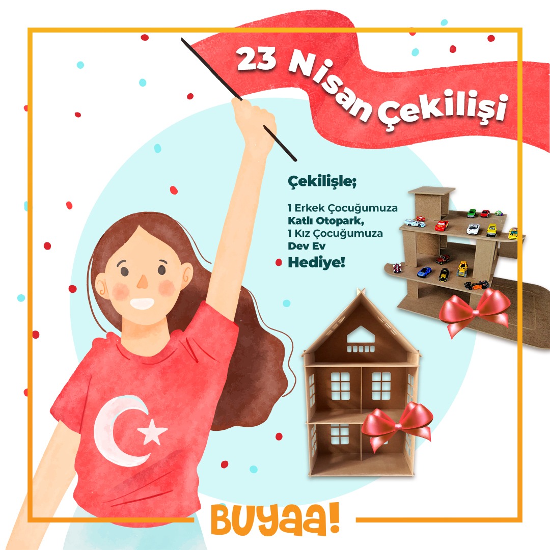 Oyuncakbuyaa'dan  23 Nisan'a özel çekiliş