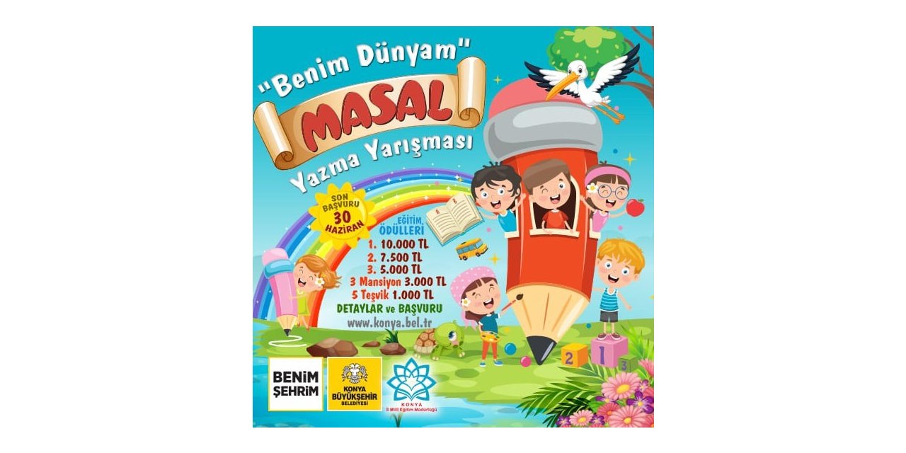 Çocuklara yönelik masal yazma yarışması